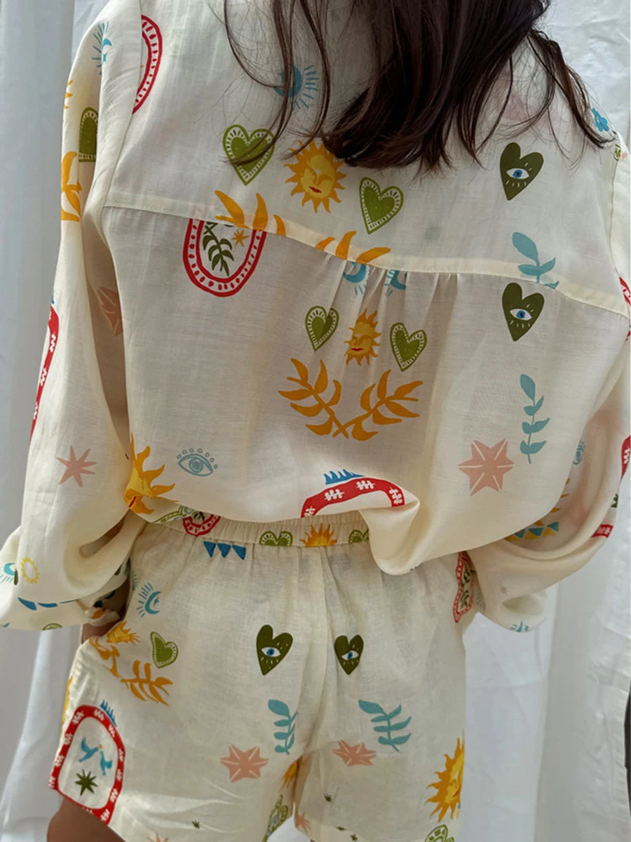 Women's Floral Print 2 Piece Set Off Shoulder Crop Top and Pants Women's Floral Print 2 Piece Set Off Shoulder Crop Top and Pants