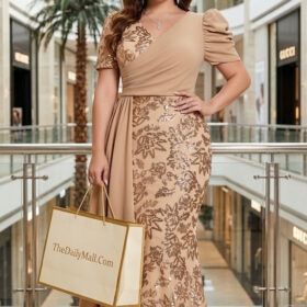 bridesmaid dresses sequin ribbon short sleeve mermaid