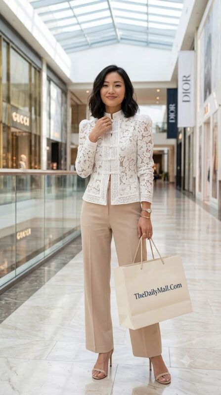 Lace Tops Long Sleeve Embroidered Hollow Out Blouse for Women 63 Lace Tops Long Sleeve Embroidered Hollow Out Blouse for Women