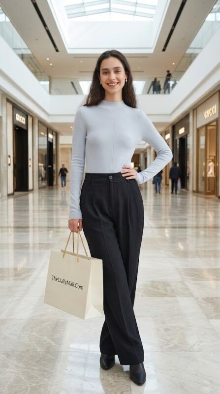 Long Sleeve Mock Neck Mini Dress BiellaWool Seamless 61 Long Sleeve Mock Neck Mini Dress BiellaWool Seamless