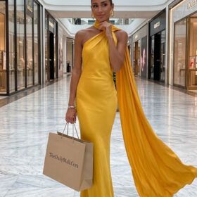 wedding guest dresses ribbon halter off shoulder maxi dress