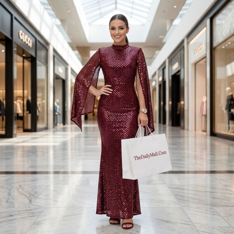 Sparkling Prom Dresses Sequin High Neck SplitSleeve Bodycon 23 Sparkling Prom Dresses Sequin High Neck SplitSleeve Bodycon